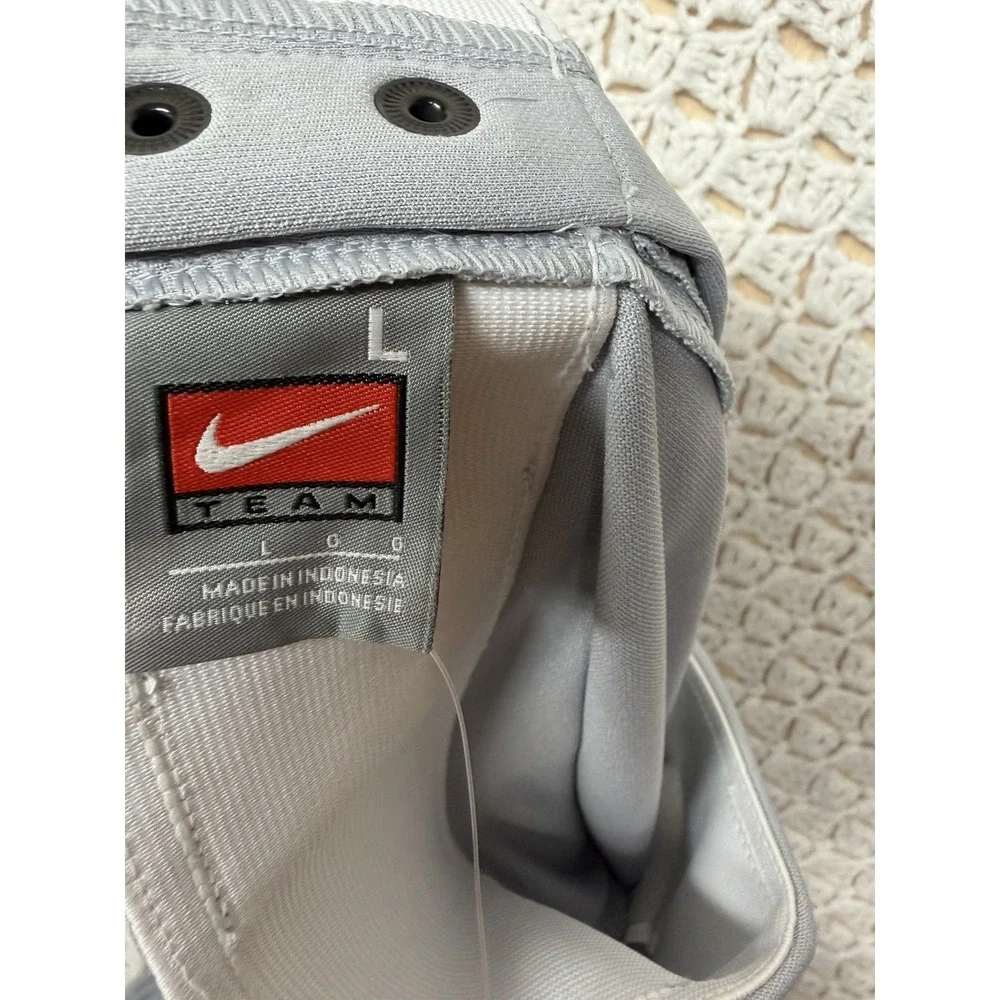 Nike Vapor Prime Baseball Pants Mens Sz L Gray Black Swoosh Athletic Stretch New